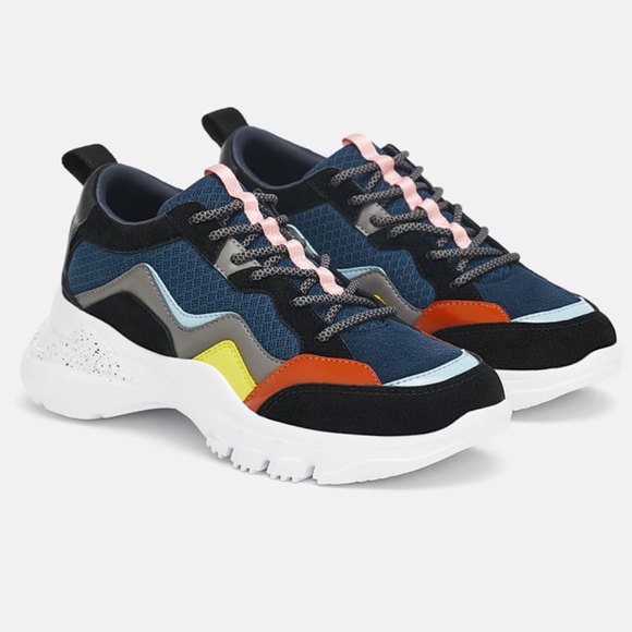 zara trf sneakers